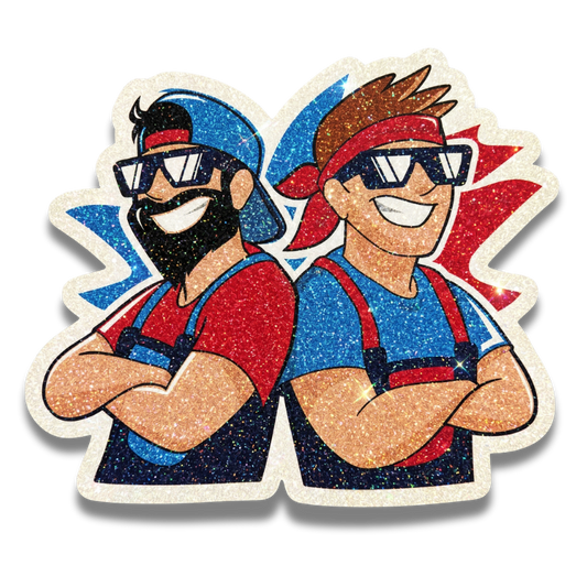 Custom Glitter Stickers