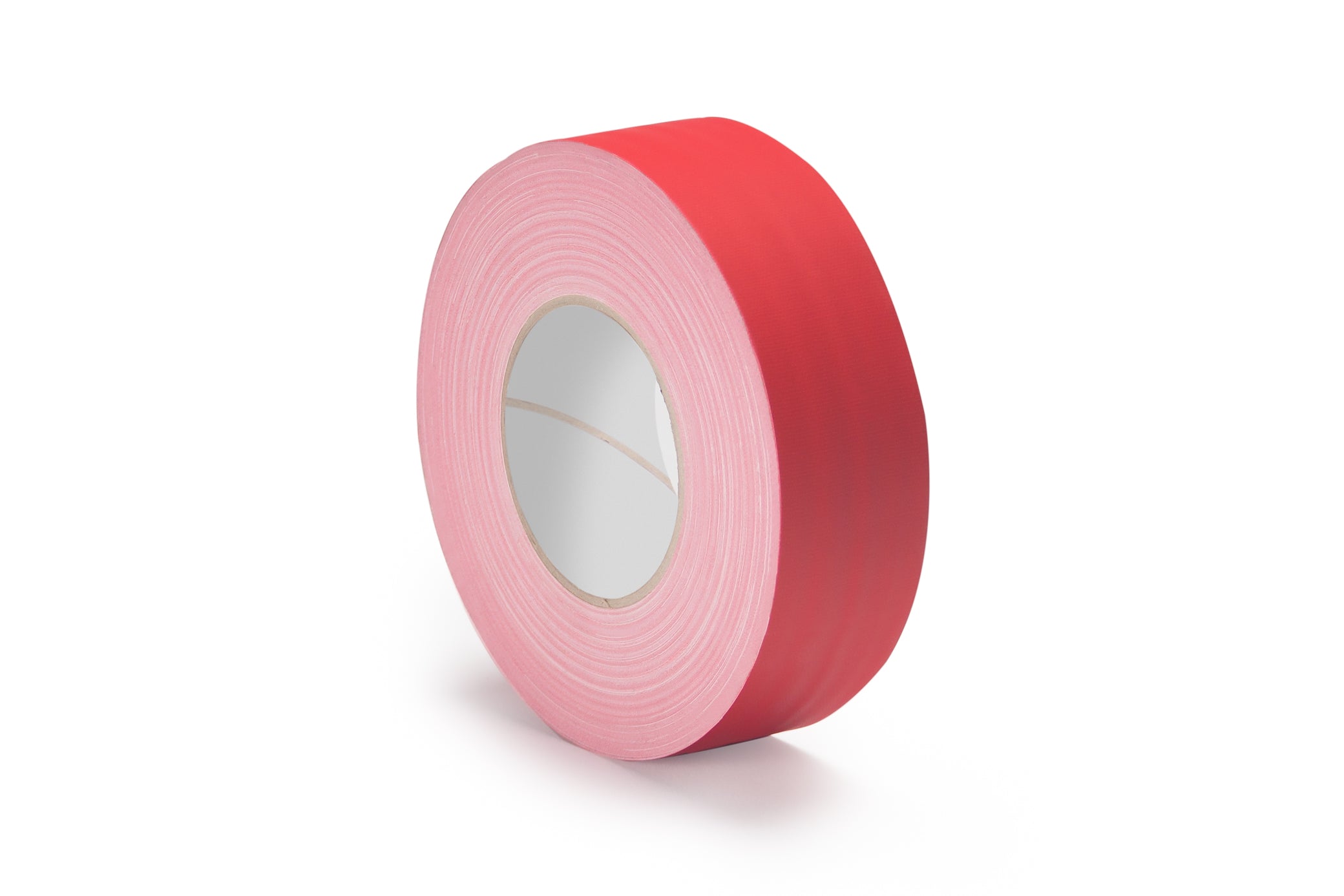 Red PRO Gaffer Tape, professional matte finish, 2 inches x 50 yards.