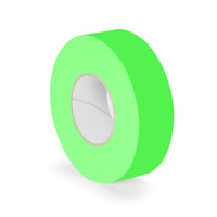 A roll of flourescent green professional gaffer tape