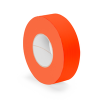 A roll of fluorescent green gaffer tape with a matte finish.