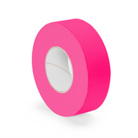 A roll of fluorescent green gaffer tape with a matte finish.