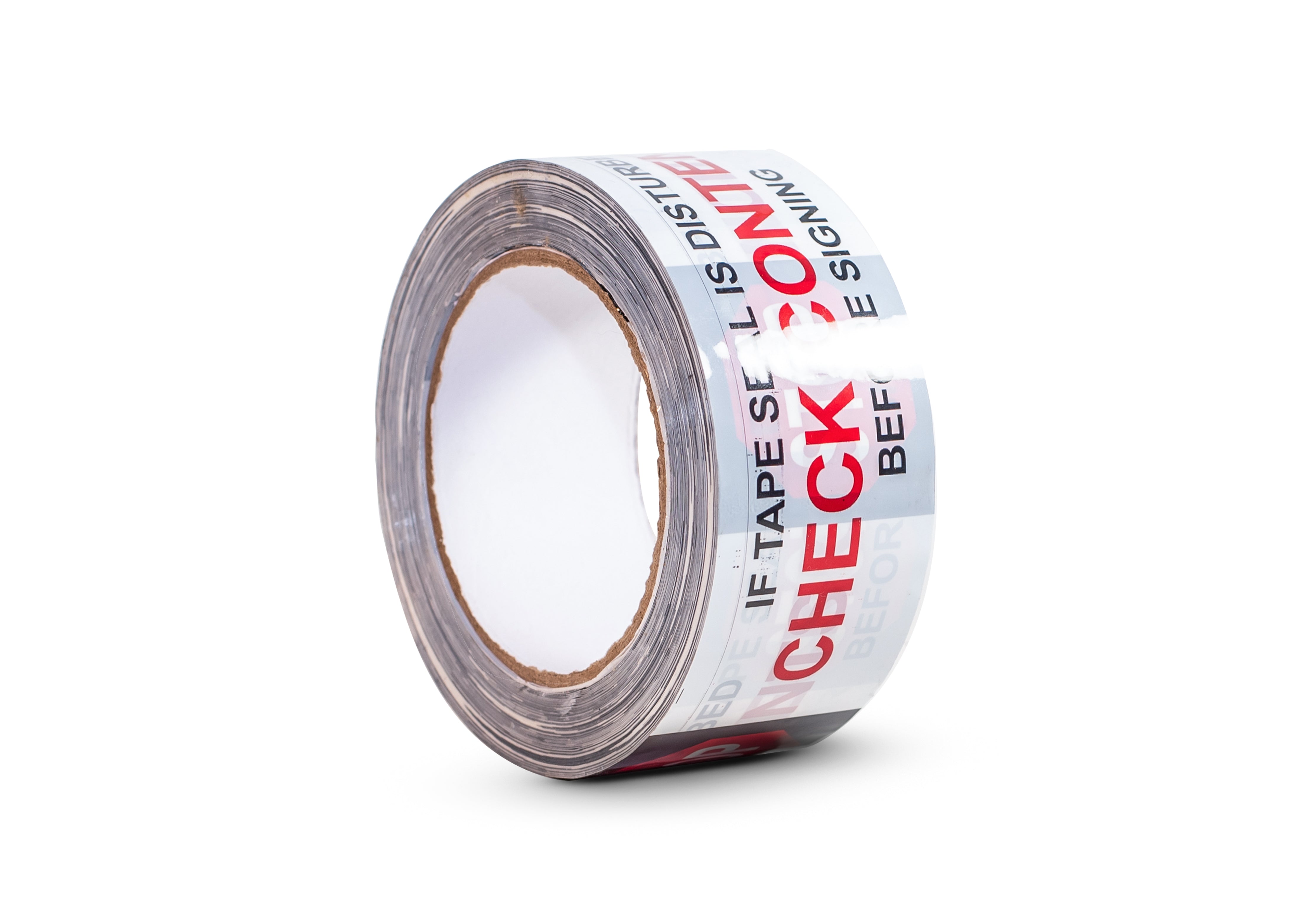 STOP Check Contents Pre-Printed Packing Tape [24-36 Rolls]