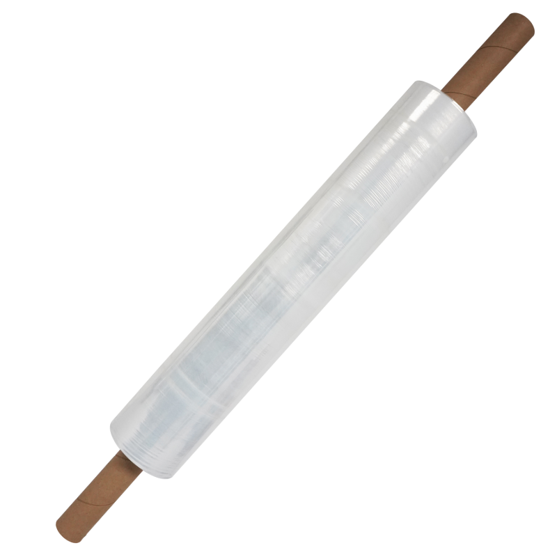 Stretch Wrap Film with Extended Core Handles  – 63 & 80 Gauge (12 Rolls)