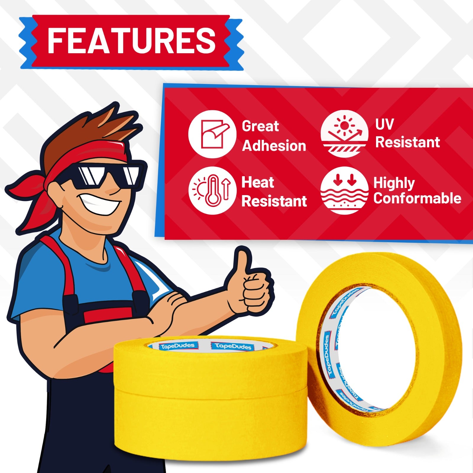 High-Performance Automotive Masking Tape | Body Shop Tape