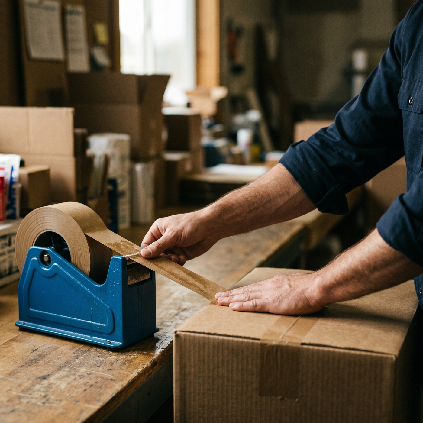 Run paper tape the easy way.